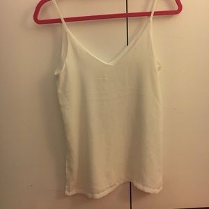 White Tank Top Blouse